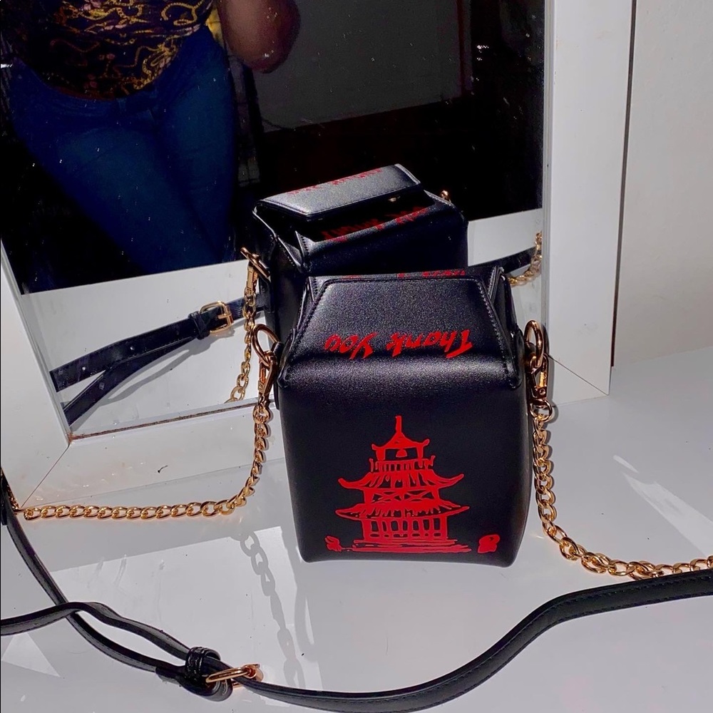 Chinese takeout purse
